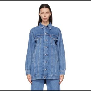 Levi’s X Ganni Denim Mini Dress in Medium Indigo